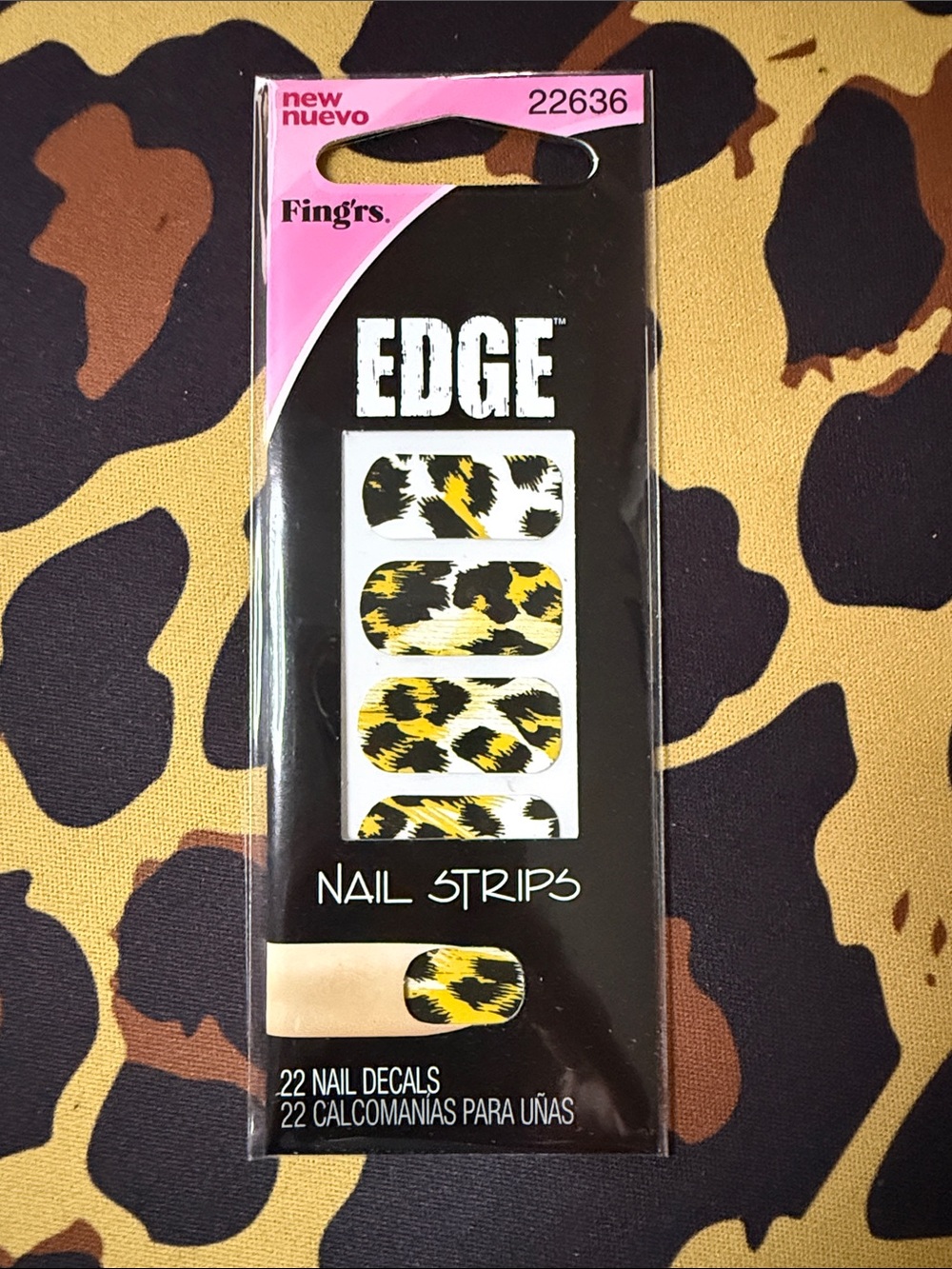 Leopard Print Nail Strips